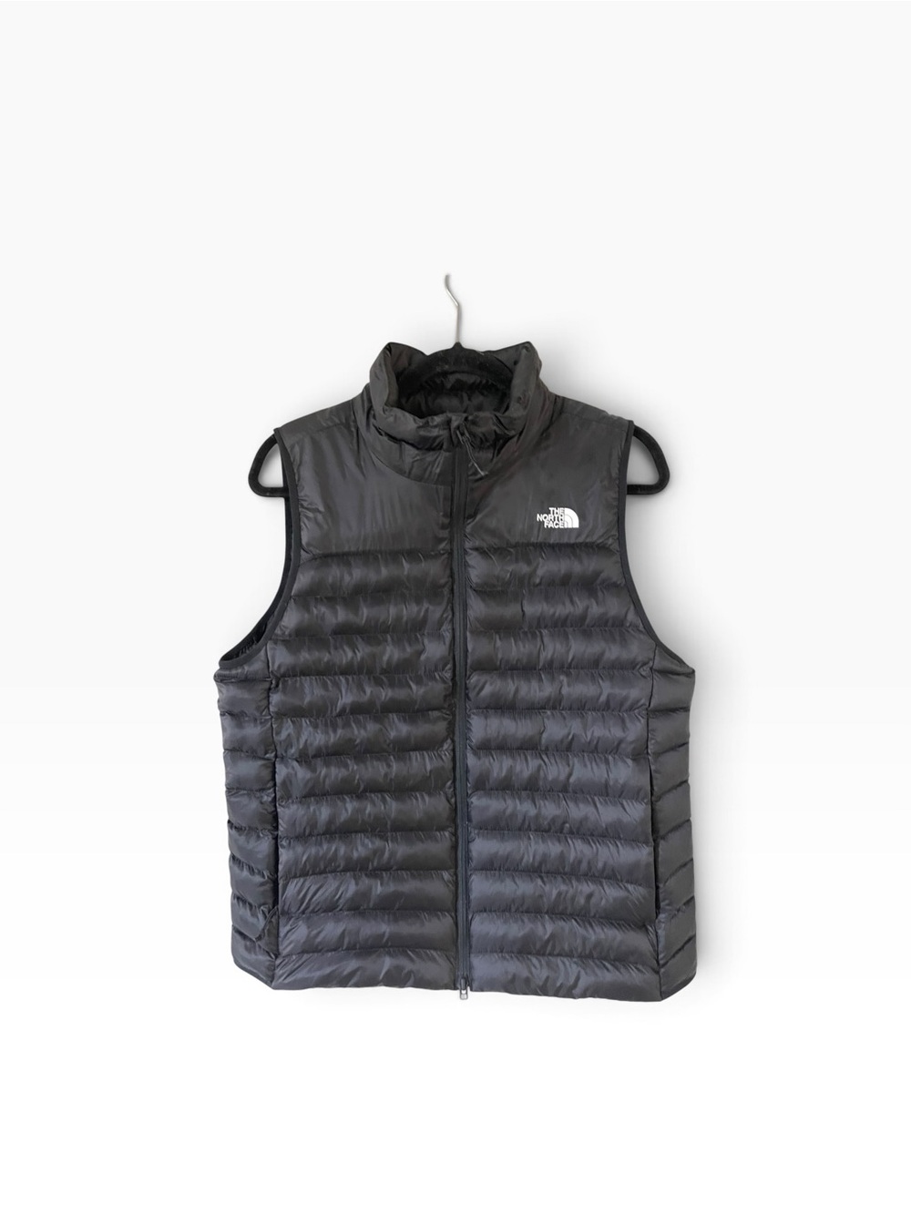 The North Face Women's Black Quilted Packable Down Vest Size L - Picture 3 of 8